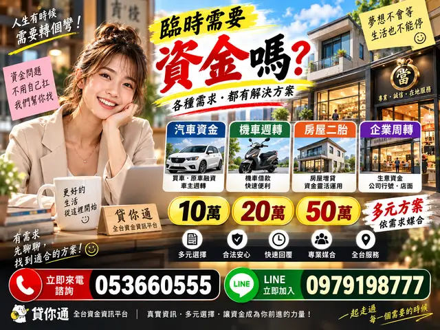 鼎立當舖｜嘉義汽機車與物品質借諮詢