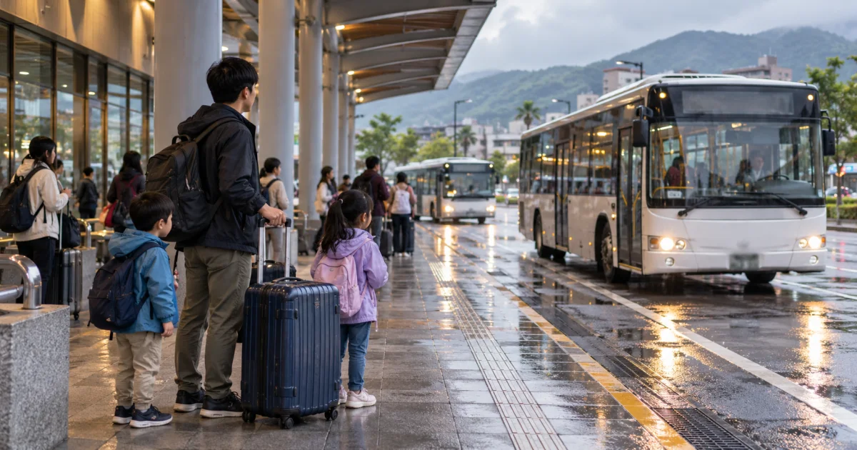 宜蘭返程乘客評估客運與自行開車