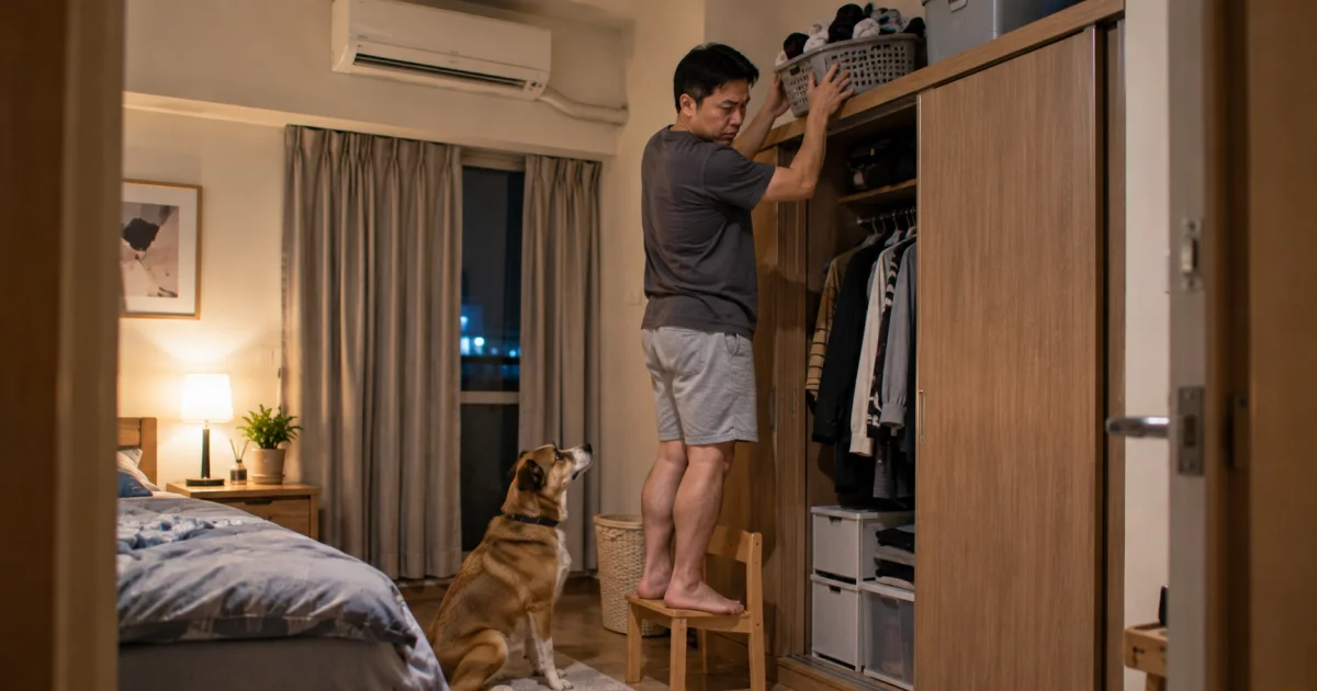 半夜12點,狗把襪子吞了:牠一臉沒事,我的錢包先去掛急診 本文人物、寵物、金額與情節皆為虛構。