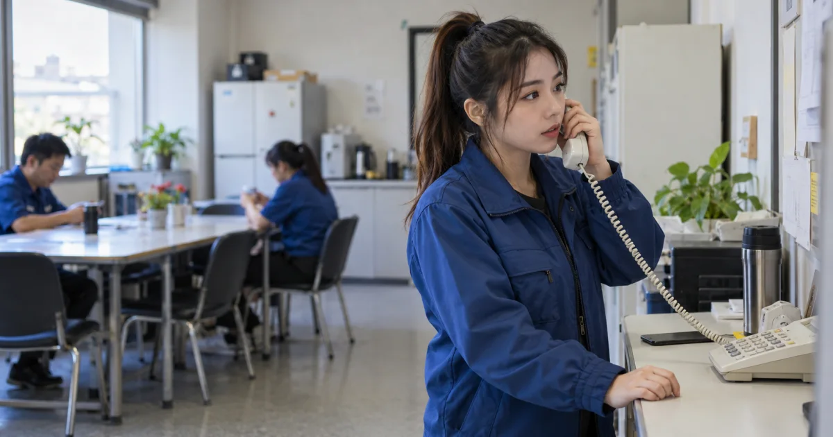 女子改用其他電話聯繫正式窗口